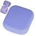 Onsinic Contact Lens Travel Kit Portable Contact Lens Case Lens Container Plastic Holder Eye Care Kit Storage Box (Purple)