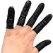 Lind Kitchen 150pcs Disposable Latex Finger Cots - Protective Fingertips Gloves | Rubber Industrial Fingerstall Sleeves 65x25mm (Black) - Buy Online on GoSupps.com
