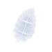 NUOBESTY 1pc Leaves Silicone Mold Silicone Molds Fruit Trays Soap Dish Silicone Fruit Tray Mold Crystal Plate White 16x9.9cm