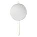 BESPORTBLE Handheld Mirror Bathroom Mirror Wall Hanging Round Mirror Makeup Mirror for Home Salon Travel Use