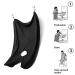 Beard Bib Apron for Men - Waterproof Beard Hair Catcher for Shaving & Trimming - Grooming Cloth with Suction Cups - Birthday Gift for Him - Buy Online on GoSupps.com