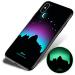 Seabaras iPhone X Case Glow in Night Case for iPhone X Flexible Soft TPU Cover 3D Noctilucent Case for iPhone X Stars