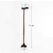 Canes Walking Sticks 10 Adjustable Heights Lightweight Sturdy Sleek Ergonomic Comfortable s Non Slip Base for Arthritis Elderly Handicap Unisex Star of Light - Buy Online on GoSupps.com