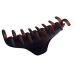 Parcelona French Thin Boss Medium Dark Brown Shell Matte Hair Claw Clip - 3.5 Inches - Buy Online on GoSupps.com