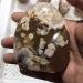 1pc Natural Pink Flower Shape Cherry Blossom Agate Palm Stone for Gift 500-600g Stone Mineral Specimen - Buy Online on GoSupps.com
