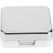 JTLB Reflective Contact Lens Container Set - Stylish Travel Case in Silver | Perfect for Safe & Easy Lens Storage - Buy Online on GoSupps.com
