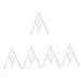 TOVINANNA Eyebrow Tools 5 pcs makeup set eyebrow sissor kit eyebrow shaping kit kits Makeup Tools Golden Ratio Stencil 25x5x0.6cmx5pcs Silverx5pcs