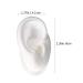 Buy Silicone Ear Mold Practice Tool - Acupoint Learning & Simulation Ear Model for Auditory Meatus | International Shipping Available - Buy Online on GoSupps.com