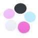 Frcolor 5Pcs Professional Nail Art Palette Silicone Cosmetics Foundation Nail-art Mixing Blending Paint Tray