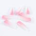 Brishow Pink Long Gradient Press-On Ballerina Nails - 24 Pieces of Artificial Acrylic Nails for Women & Girls - Buy Online on GoSupps.com