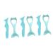 FOMIYES 6 Pcs Makeup Set Lash Set Eyelash Mascara Makeup Tools Baffle Eye Shadow Cosmetic Blue Lash Curler Makeup Eyeshadow Beauty Set Makeup Mascara