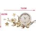 Emboss Restaurant Mute Wall Clocks Resin Crafts Decoration Home Livingroom Sofa Background 3D Wall Sticker Mural Ornament (Size : 1) - Buy Online on GoSupps.com