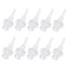 WRITWAA 10pcs Earwax Cleaner Tips Conical Bottle Ear Washer Disposable Ear Cleaning Tool for Dogs and Humans