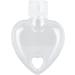 MUNEFE 2 Set Travel Bottle Travel Squeeze Bottle Plastic Liquid Bottle for Cosmetics Liquid Soap Portable Toiletries(Heart) - Buy Online on GoSupps.com