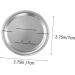 Mipcase 120 Pcs Mason Jar Lids Mason Jar Strainer Lid Tinplate Lids Glass Carafe Disc Lids Tinplate Canning Mason Jar Caps Cover Tinplate Disc for Jars Tinplate Date Disc Seal Can Lid Silverx4pcs 7X7X0.2CMx4pcs - Buy Online on GoSupps.com