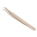 Stainless steel litter sink tweezers with straight and curved tips eyelash extension tweezers application eyelash extension accessories pliers for (volume tweezers)
