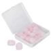 Wax Cotton Noise Reduction Ear Plugs Waterproof Earplugs for Sleeping and Swimming with 27DB Sound Blocking Level 8 Pairs for Adults and Children