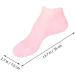 TOVINANNA 2 Pairs Silicone Moisturizing Glove Socks Set Silicone Gel Glove and Sock Reusable and WashableSilicone Gel Spa Socks Foot and Hand Care After Pedicure Pink - Buy Online on GoSupps.com