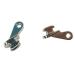 SBTRKT 100pcs 1.5mm barrel hidden single hinge for plastic eyeglasses replacement part 3.5mm width eyeglass hinge accessories.