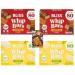 Bliss Whip Bars Caramelised Biscuit x2 and Lemon x2 Packs with Kitchenfella Healthy Eating Challenge