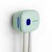 Lock & Lock toothbrushes Sterilizer - portable container with UV LED technology for sterilization and disinfection of toothbrush heads - hold two brushes - mint green