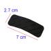 3 Pairs Rectangle PU Leather Snap Hair Clips - Women's Wedding Hair Barrettes - Buy Online on GoSupps.com