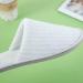 6 Pairs Disposable White Closed Toe Slippers - Fluffy Coral Fleece Spa & Hotel Guest Slippers for Home Travel - Buy Online on GoSupps.com