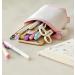 Friinder Telescopic Pen Pencil Holder Stationery Case PU Corduroy Retractable Bag Green - Perfect Holiday Gift - Buy Online on GoSupps.com