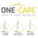 MediVena ONE-CARE 30G x 8mm Safety Pen Needles - Case of 600 | Ultra-Thin for Comfort - Buy Online on GoSupps.com