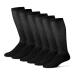 Diabetic Socks for Men - Over the Calf Socks by Physicians' Choice Diabetic Socks - 12-Pack in Black - Size 13-15 Black 13-15