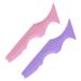 FOMIYES 2pcs Silicone Beauty Ruler Lip Liners De Para Gelatinas Silicone Eyeliner Stencils Bevel Auxiliary