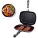 32cm Cast Aluminum Double-Sided Frying Pan | Versatile Barbecue Cooking Tool for Home & Outdoor | Premium Cookware Accessories - Buy Online on GoSupps.com