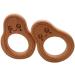 Wendysun 10pcs Cartoon Wood Teether: Natural Animal Gourd Baby Shape Teething Toy - Buy Online on GoSupps.com