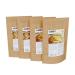 4-Pack: hCG Low Carb Bread Mix First Bread Suitable for HCG Strict Phase (White + Dark)