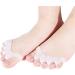 6-Piece Toe Spreader & Hallux Valgus Separator - Silicon Hammer Toe Straightener for Effective Correction & Treatment - Buy Online on GoSupps.com