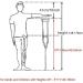 SilteD Folding Crutches Ergonomic Underarm Crutch Youth/Adult/Tall Adult Aluminum Crutches for Adults and Children with Heights 145-180cm - Buy Online on GoSupps.com