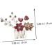 Angoily 3 Sets Hairpin Hair Clips for Braids Hair Accessories for Women Braids Red Hair Accessories for Women Floral Hair Comb Hair Pin Wedding Headpieces Zinc Alloy Pearl Mosaic Miss - Buy Online on GoSupps.com