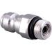 Stainless Steel M8x1 Male Thread Quick-Disconnect Plug Adapter for PCP Paintball Charging - 8mm Universal Fittings - Buy Online on GoSupps.com