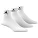Buy Adidas Unisex Thin & Light Ankle Socks - 3 Pairs XL White/Black | International Shipping Available - Buy Online on GoSupps.com