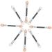 NOLITOY 100 Pcs Eyeshadow Eye Spoolie Brush Eye Blending Brush Makeup Brush Lipstick Miss Double Head 8x1cmx2pcs Pinkx2pcs - Buy Online on GoSupps.com