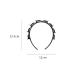 Bangs Hairstyle Hairpin Set - 2 PCs Hair Clips for Hairdressing Black Twist Headband & Hair Jewelry - Buy Online on GoSupps.com