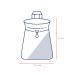 Esembly Pail Pouch: Hangable & Washable Waterproof Diaper Pail Liner - Sea Salt - Buy Online on GoSupps.com
