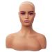 Realistic Female Mannequin Head Model With Shoulder Display Manikin Head Bust for Wigs,Makeup,Beauty Accessories Displaying P-DC487 P-Light Brown