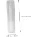 Healvian 100pcs Empty Lipstick Tube Clear Lipstick Tube Lip Plumper Gloss Clear Lip Gloss Tubes Bulk Pp - Buy Online on GoSupps.com