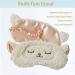 EleCharm Lamb Wool Animal Sleeping Mask for Kids - 1 Piece Sheep Plush Eye Mask Cover Blindfold for Girls Party Travel - Buy Online on GoSupps.com