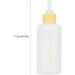 Durable 60ml Pet Milk Bottle for Puppies & Kittens | Breeding Bottle with Nipple Brush Set - Yellow - Buy Online on GoSupps.com