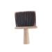 1pc Hair Brush Broken Hair Cleaning Brush Facial Cleaning Hair Cleaning Vintage Shaving Hair Salon Brush Hair Duster Brush Shave Wooden Hair Removal Brush Face Size 1 Brown