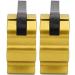 Buy Metal Olympic Barbell Collar 50mm | Aluminum Alloy Dumbbell Locking Spin Clip - Perfect for Crossfit Weightlifting & Fitness - 2 Pieces Gold - Buy Online on GoSupps.com