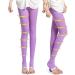 Shop WGE Thigh High Compression Stockings | Open-Toe Design for Varicose Veins & Edema - Purple 1PC | International Shipping Available - Buy Online on GoSupps.com