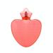 GIVBRO PVC hot water bottle heart shape smooth surface double-sided 1000 ml